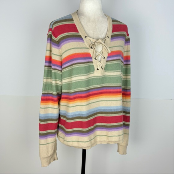Chaps multicolour striped pullover - Picture 5 of 9